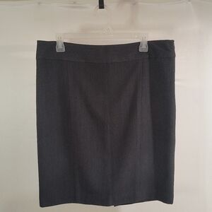 Kenneth Cole New York Women's 10 Dark Grey Pencil Skirt